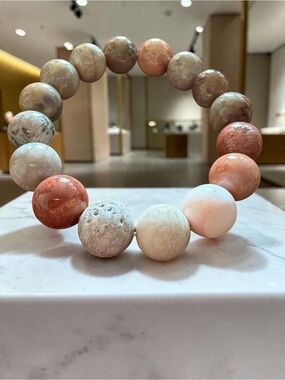 12mm Multi Crystal Grounding Bracelet